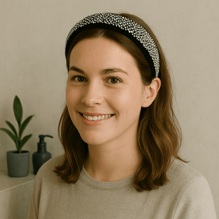 notre collection de serre‑tête paillettes & strass