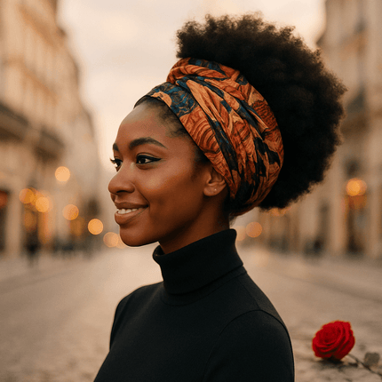 notre collection foulard cheveux afro