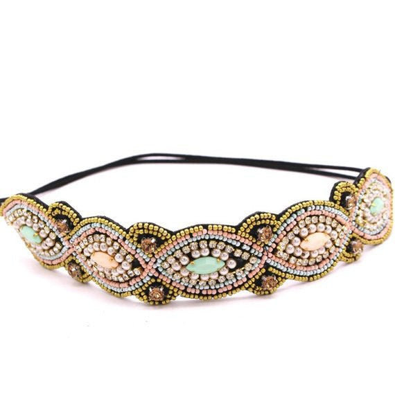 Bijou cheveux bohème strass