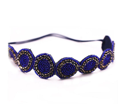 Accessoire Cheveux Artisanal Élégant Bleu