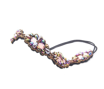 Accessoire Cheveux Cristaux Pastels