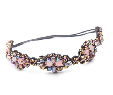 Accessoire Cheveux Cristaux Pastels