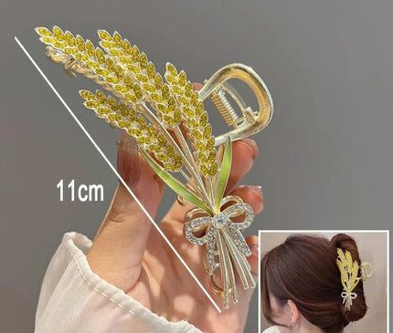 New Sweet Flower Durian Hair Claw Clip Ponytail Grab Hair Clips Shark Clip Woman Hairpins For Girl Hair Accessories Headdress S-9
