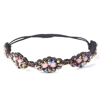 Accessoire Cheveux Cristaux Pastels