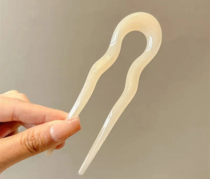 Accessoire Cheveux Élégant Beige