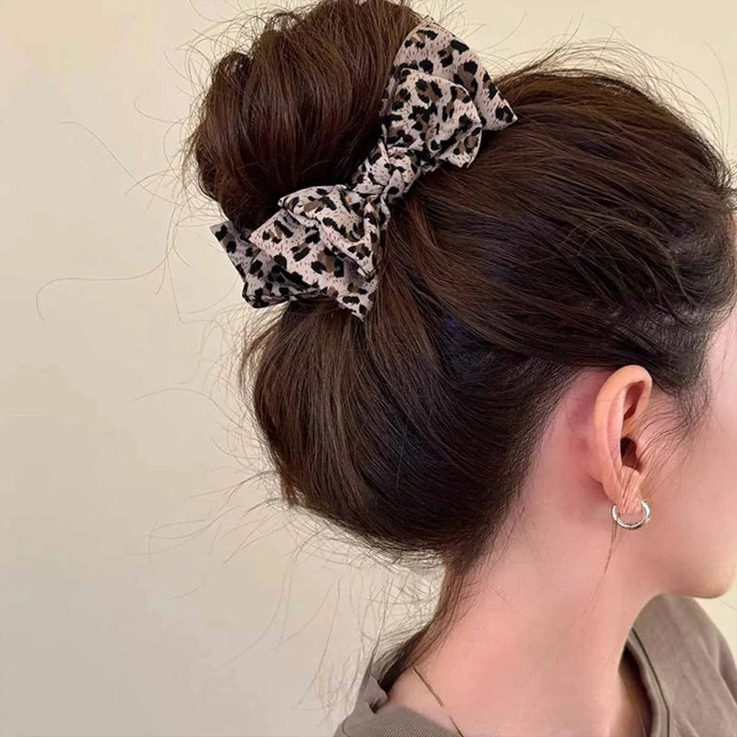 Accessoire Cheveux Imprimé Animal Clair