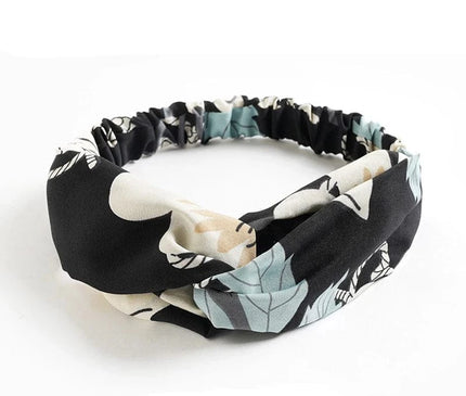 Accessoire Mode Tendance Noir Feuilles