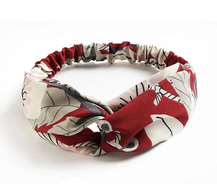 Accessoire Mode Tendance Rouge Feuilles