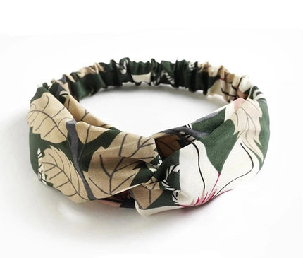 Accessoire Mode Tendance Vert Feuilles