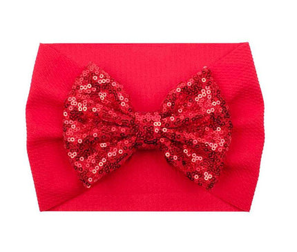 Bandeau Enfant Fêtes Rouge Rouge