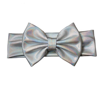 Bandeau Métallisé Bébé Argent Mat