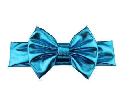 Bandeau Métallisé Bébé Bleu Brillant