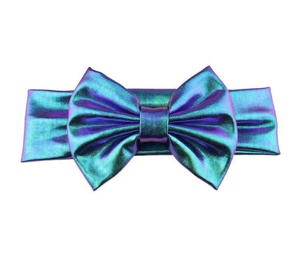 Bandeau Métallisé Bébé Bleu nacre