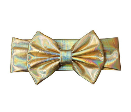 Bandeau Métallisé Bébé Or nacre