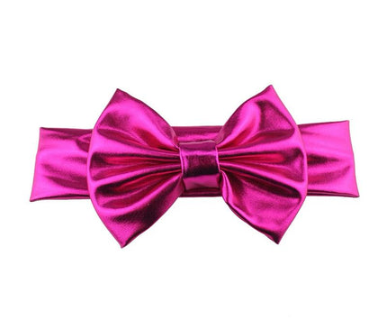 Bandeau Métallisé Bébé Fuschia