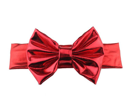 Bandeau Métallisé Bébé Rouge