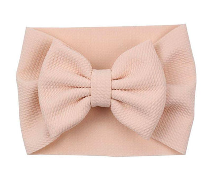 Bandeau Bébé à Gros Noeud Coquille