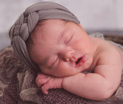 Bandeau Tressé Doux pour Bébés