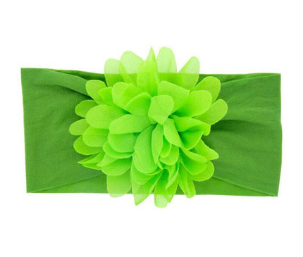 Bandeau Fleur Bébé Délicat Vert