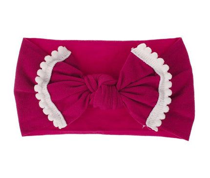 Bandeau Noué Bébé Élégant Rose