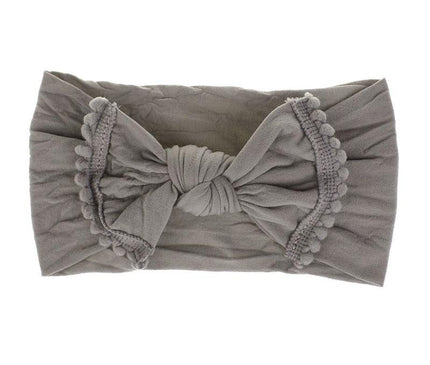 Bandeau Raffiné Bébé Fille Gris
