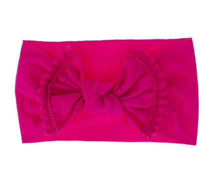 Bandeau Raffiné Bébé Fille Fushia