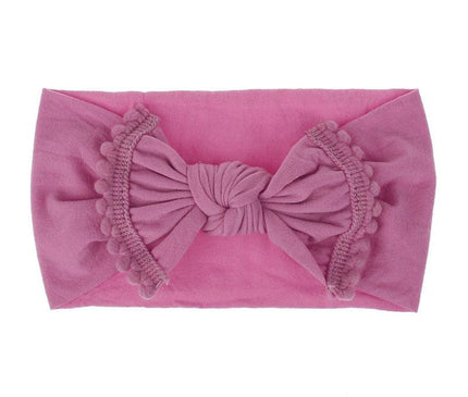Bandeau Raffiné Bébé Fille Vieux Rose