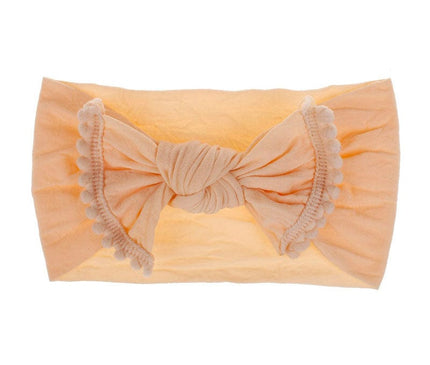 Bandeau Raffiné Bébé Fille Pêche