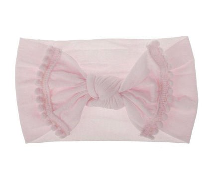 Bandeau Raffiné Bébé Fille Rose Poudre