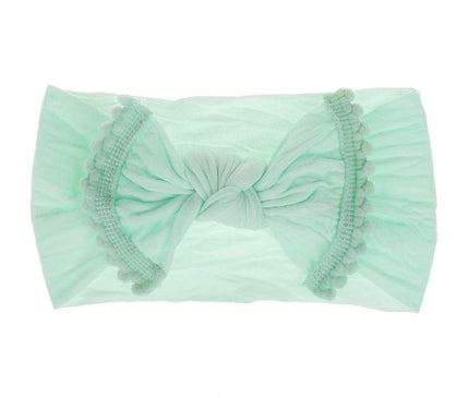 Bandeau Raffiné Bébé Fille Vert Opaline