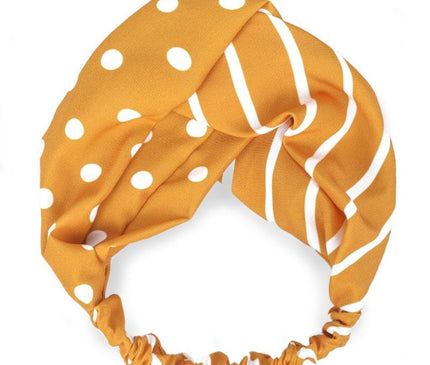 Bandeau Ayla Style Printanier Jaune moutarde