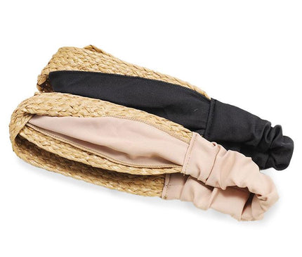 Bandeau Élégant en Raphia