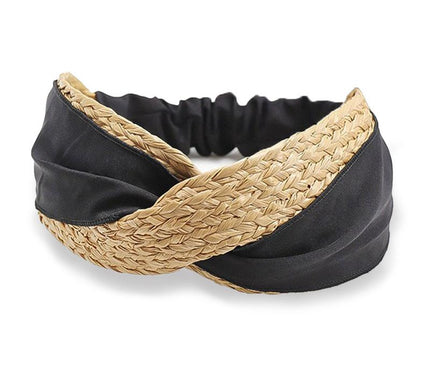 Bandeau Élégant en Raphia