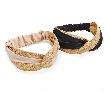 Bandeau Élégant en Raphia