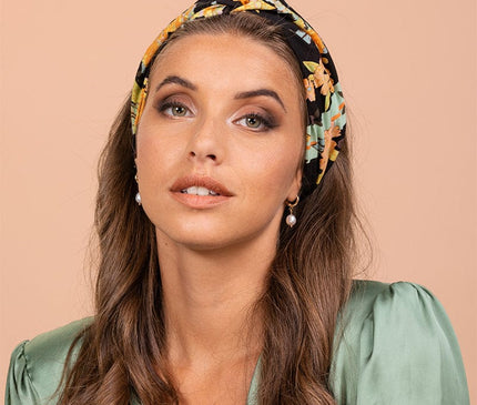 Bandeau Imprimé Fleurs Élégant