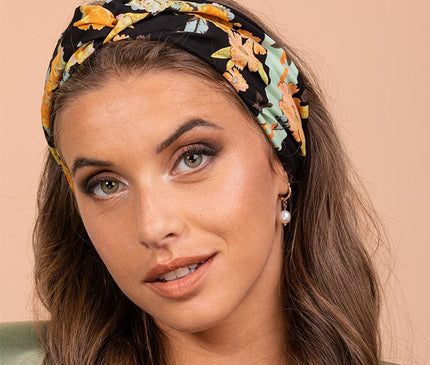 Bandeau Imprimé Fleurs Élégant