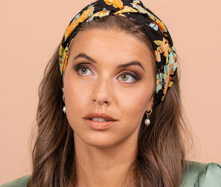 Bandeau Imprimé Fleurs Élégant