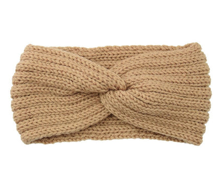 Bandeau Masha laine mérinos Camel