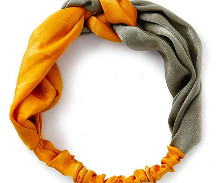 Accessoire Cheveux Élégant Ocre