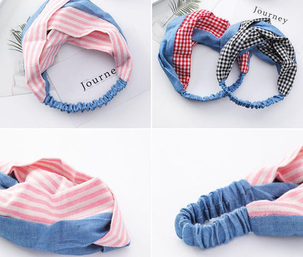Bandeau Torsadé Rayures Chic