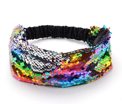 Bandeau Glamour à Sequins Rainbow