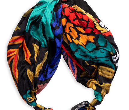 Bandeau Coloré à Feuillages