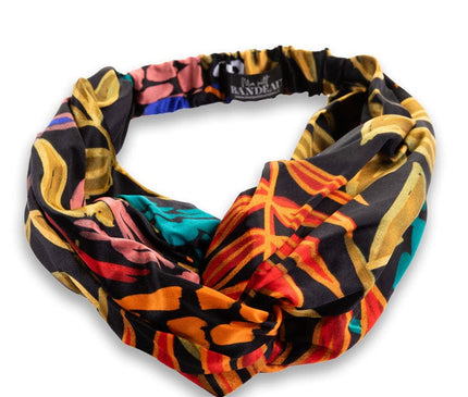Bandeau Coloré à Feuillages