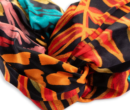 Bandeau Coloré à Feuillages