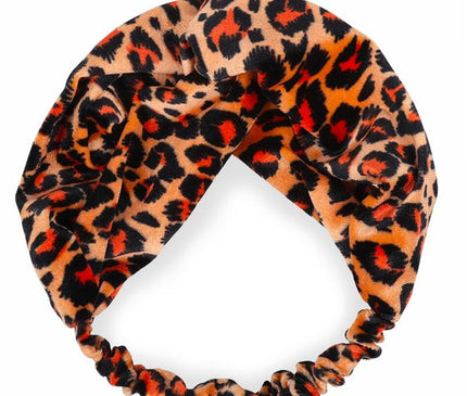 Bandeau Léopard Orangé Tendance