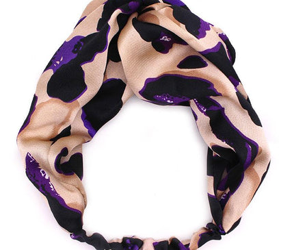 Bandeau Léopard Féminin Elegant Leopard violet
