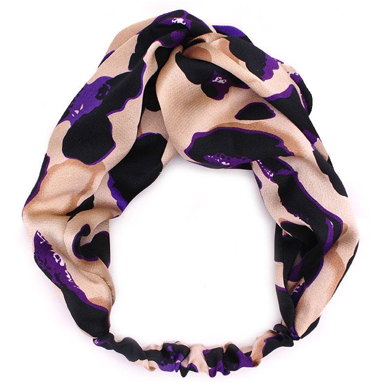 Bandeau Léopard Féminin Elegant Leopard violet