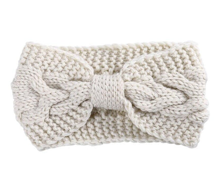 Accessoire Cheveux Hiver Élégant Ivoire
