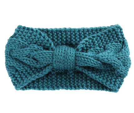 Accessoire Cheveux Hiver Élégant Bleu canard