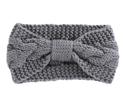 Accessoire Cheveux Hiver Élégant Gris